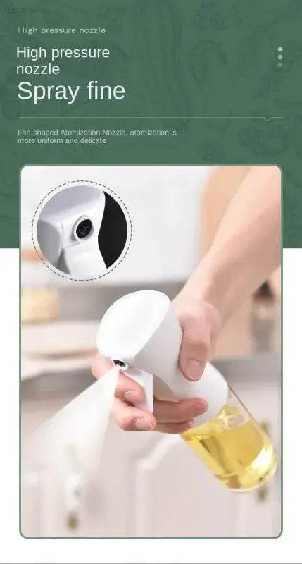 Oil spray bottle.