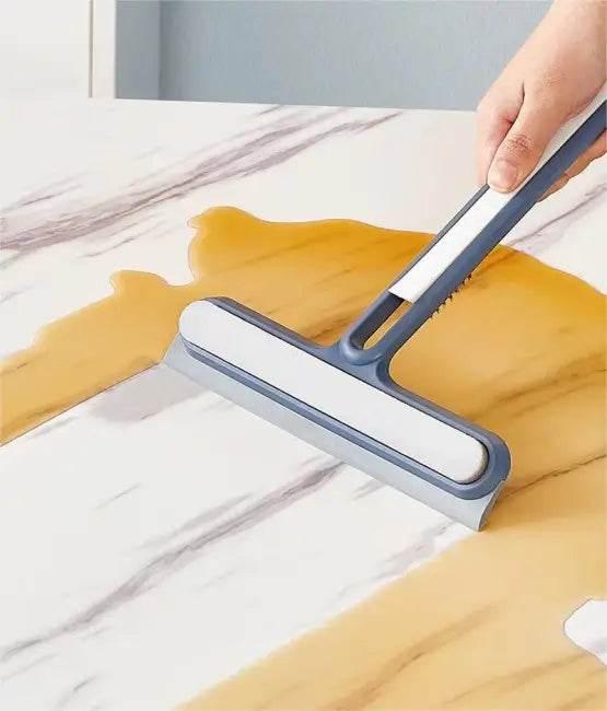 Vibrant Blue White T Squeegee - Clean in Style! - Estalios