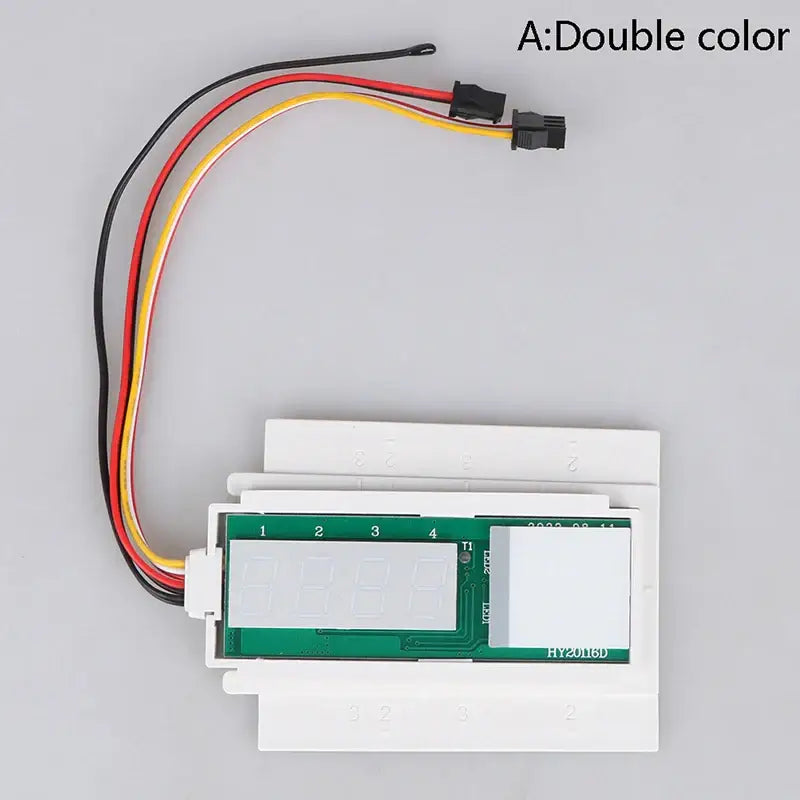 Electronic display and wiring for a 60W Mirror Lamp Dimmer Switch for smart lighting