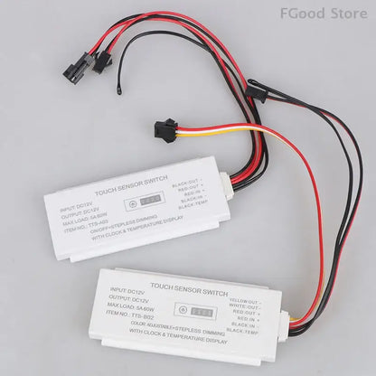 Two touch sensor switches for a 60W lamp dimmer switch, perfect for mirror lamps