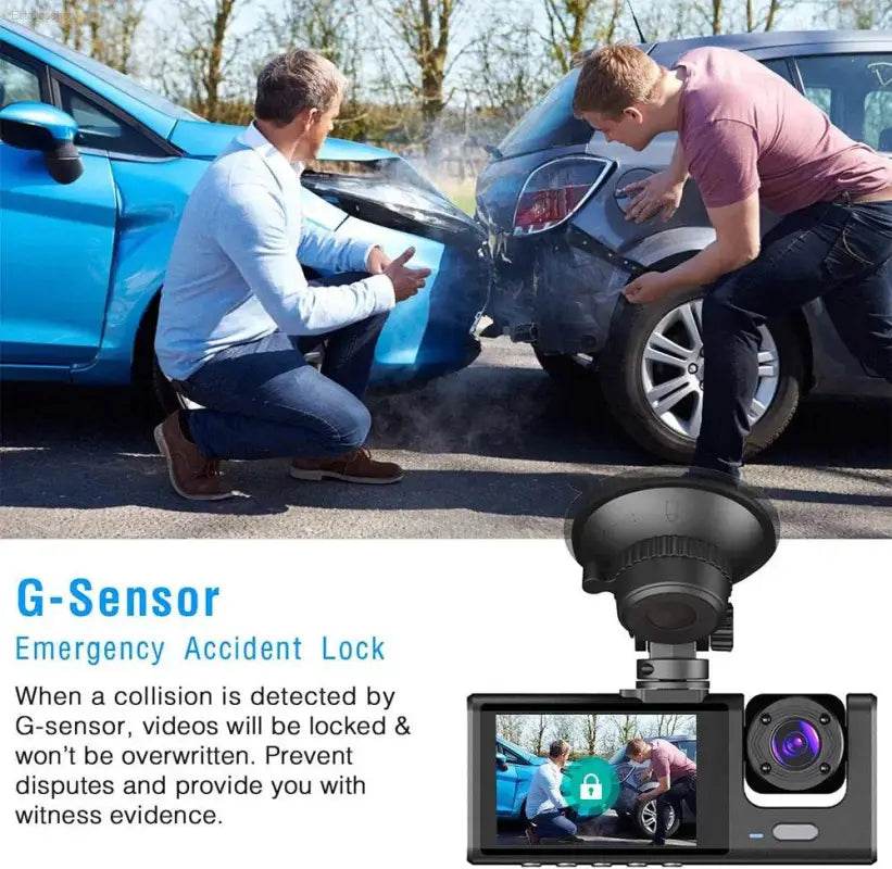 2/3 Channel Dash Cam for Car Front And Rear 1080P Video - Estalios