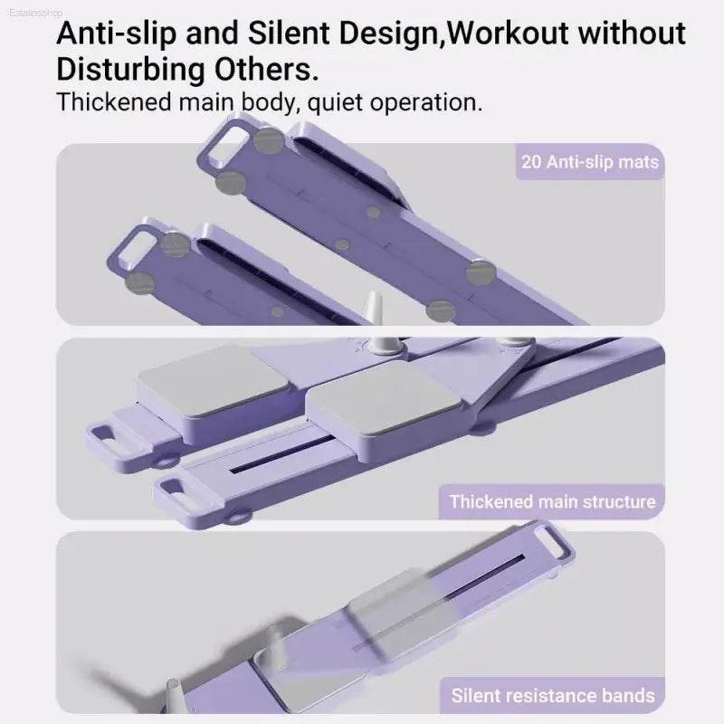 2-in-1 Abs & Ski Board - Portable Home Gym Trainer - Estalios