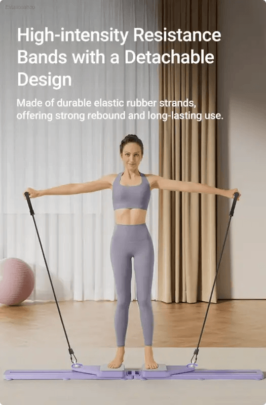 2-in-1 Abs & Ski Board - Portable Home Gym Trainer - Estalios