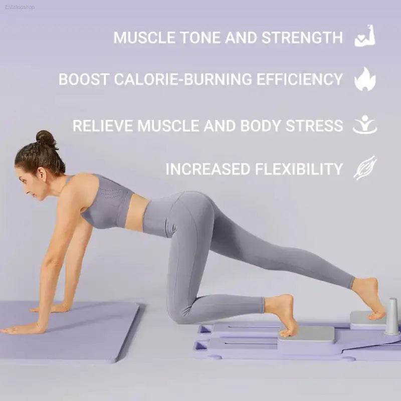 2-in-1 Abs & Ski Board - Portable Home Gym Trainer - Estalios