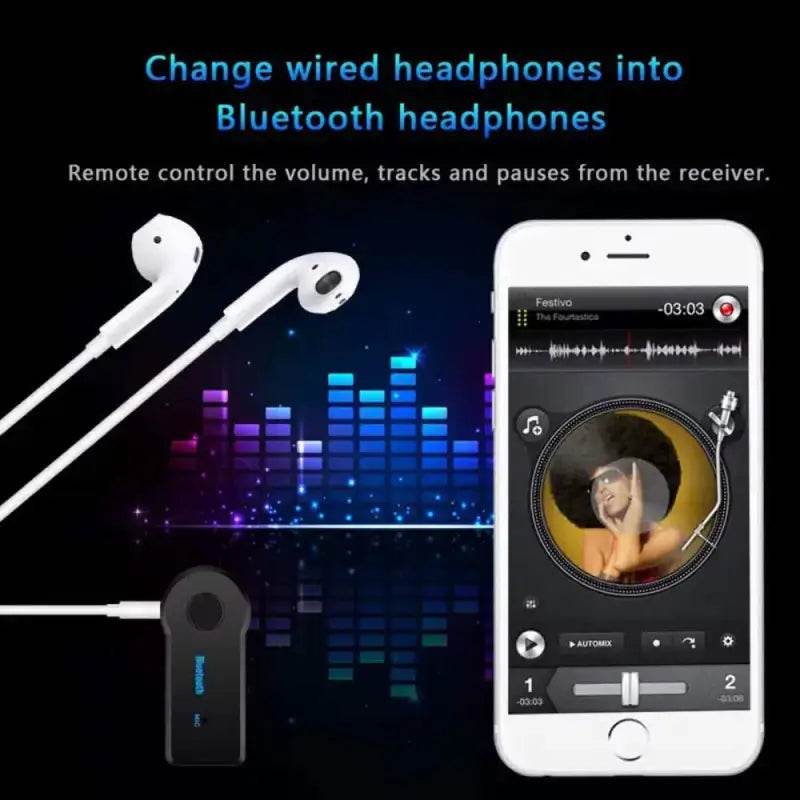 2 in 1 Bluetooth 5.0 Car Audio Receiver Adapter - Estalios