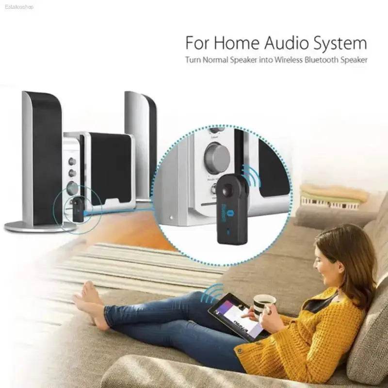 2 in 1 Bluetooth 5.0 Car Audio Receiver Adapter - Estalios