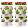 2-Pack 5 Tier Vertical Gardening Planter for Herbs and Flowers - Estalios