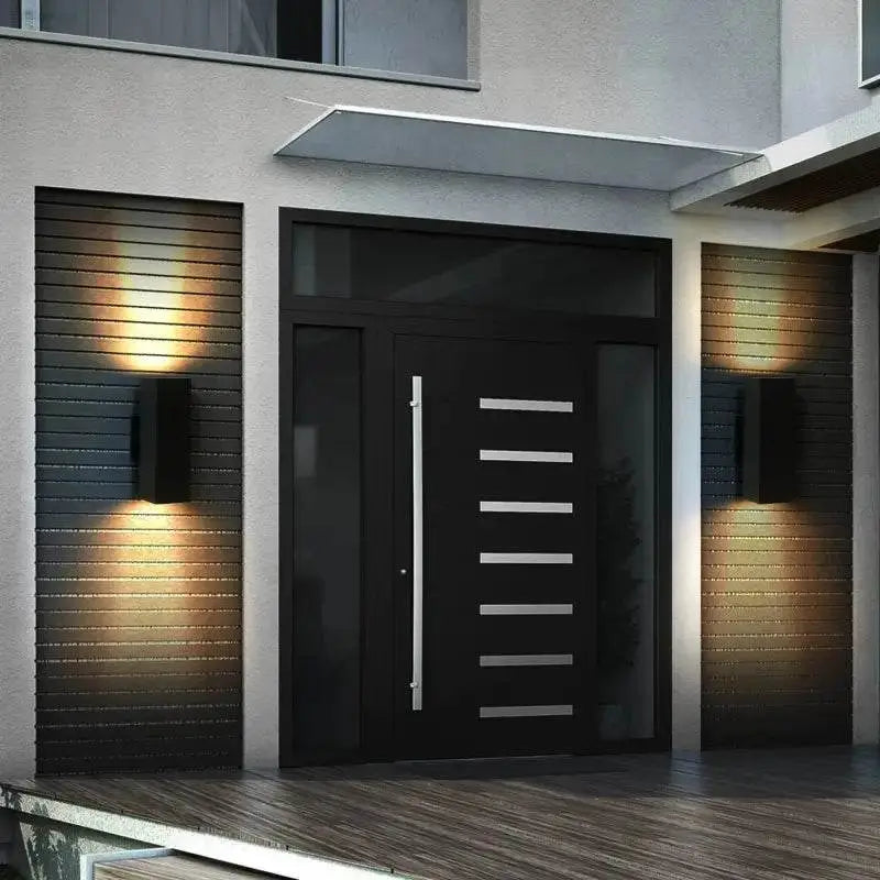 IP65 Waterproof Outdoor Wall Light Sconce with Up and Down Lighting for Modern Patios and Porches