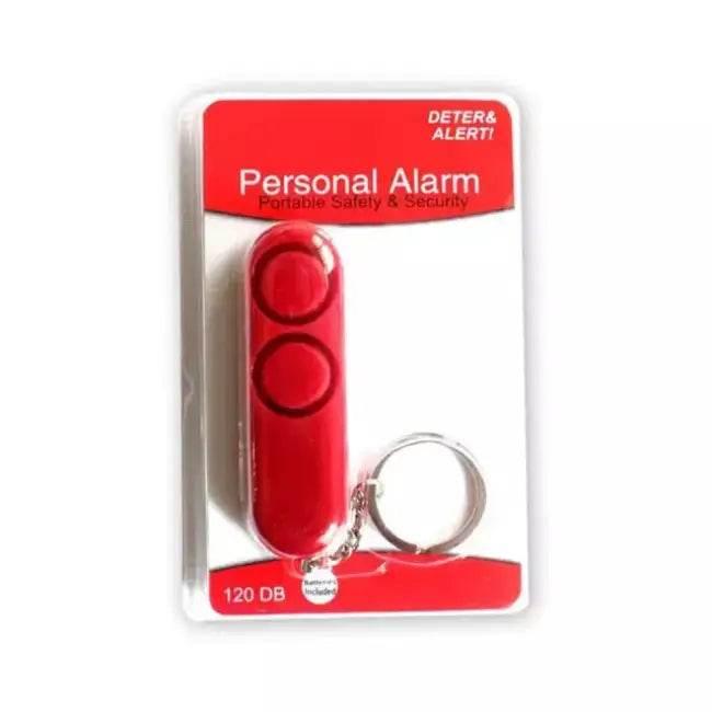 Stay Safer On-The-Go with Bold Red Alarm Keychain - Estalios
