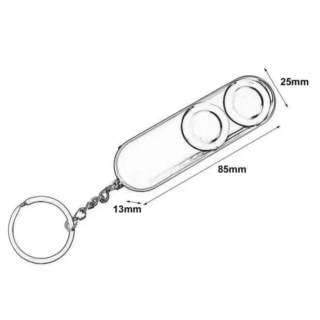 Stay Safer On-The-Go with Bold Red Alarm Keychain - Estalios