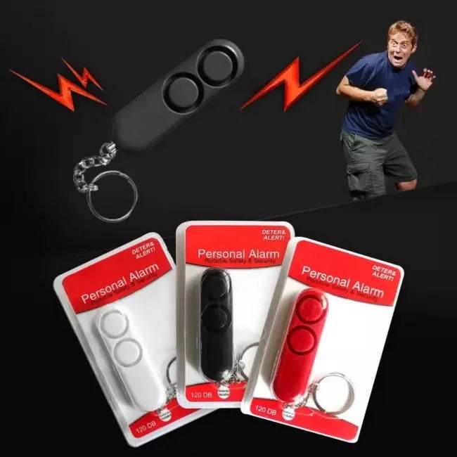 Stay Safer On-The-Go with Bold Red Alarm Keychain - Estalios