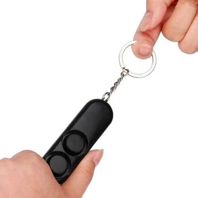 Stay Safer On-The-Go with Bold Red Alarm Keychain - Estalios