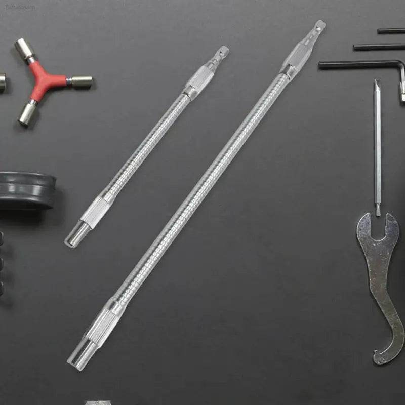 200/300mm Length Metal Flex Shaft Drill Bit Extension Tool - Estalios