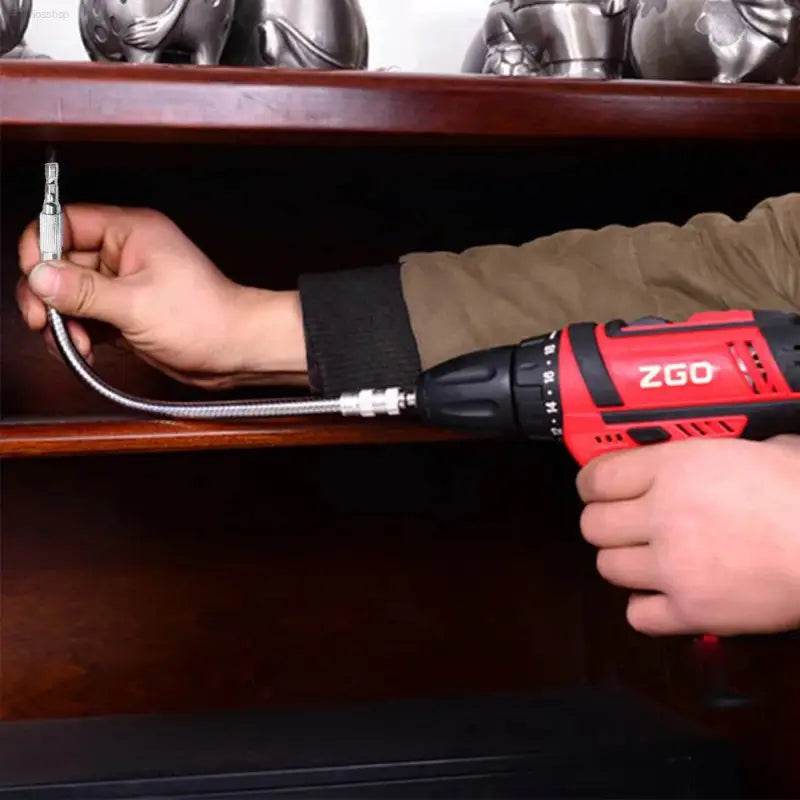 200/300mm Length Metal Flex Shaft Drill Bit Extension Tool - Estalios