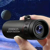 2000X25 HD Mini Monocular Telescope - Portable Phone Holder for Outdoor Camping, Hunting & Birdwatching - Estalios