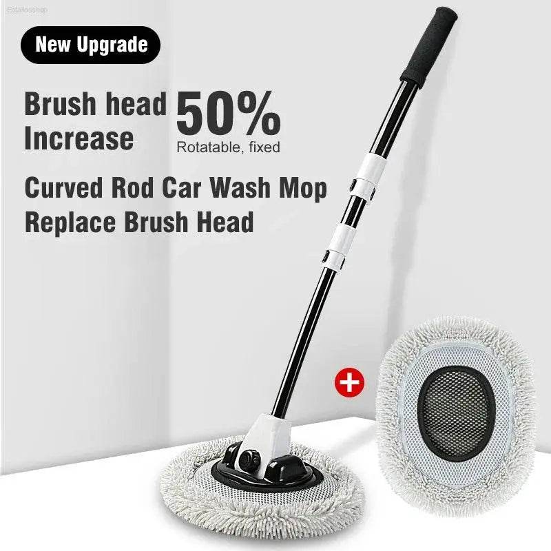 2022 New 15 Degree Bend Car Cleaning Brush with Telescoping Handle - Estalios