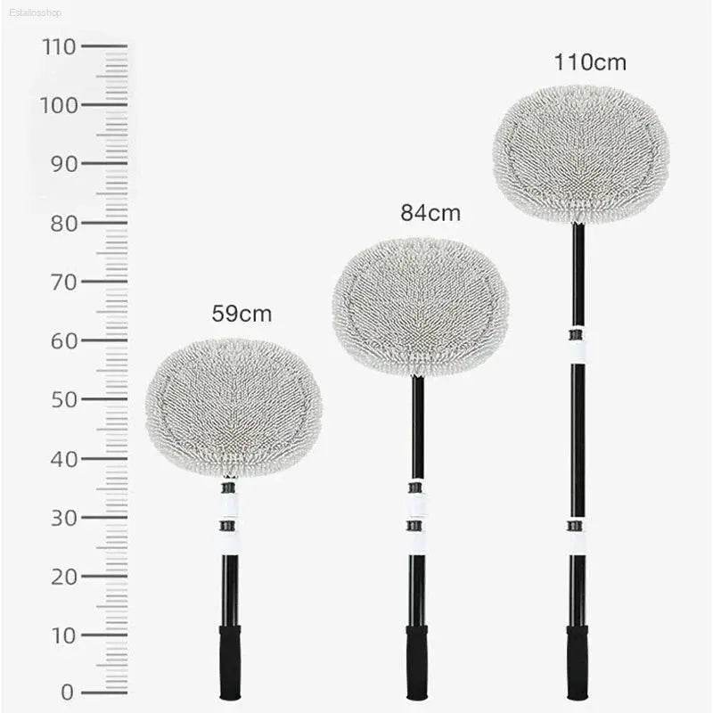 2022 New 15 Degree Bend Car Cleaning Brush with Telescoping Handle - Estalios