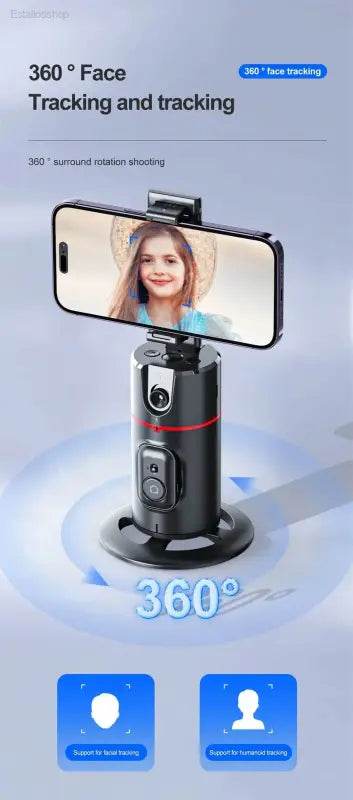 2025 New 360 Rotation Gimbal Stabilizer for Live Photography - Estalios