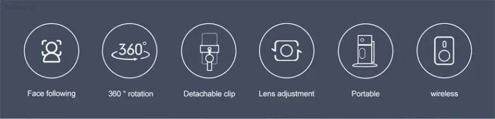 2025 New 360 Rotation Gimbal Stabilizer for Live Photography - Estalios