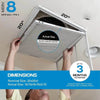 20x20x1 Air Filter, Merv 8, MPR 600, 6 Pack for Cleaner Air - Estalios