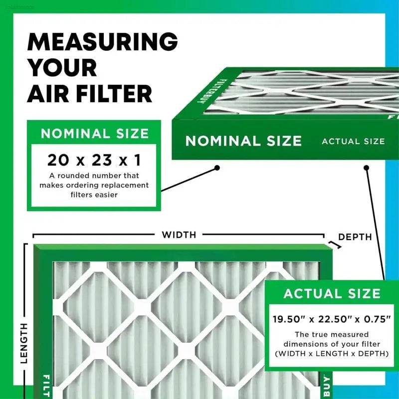 20x23x1 Air Filter 13 Optimal Defense for Clean Air - Estalios