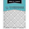 Pleated AC and furnace air filter.