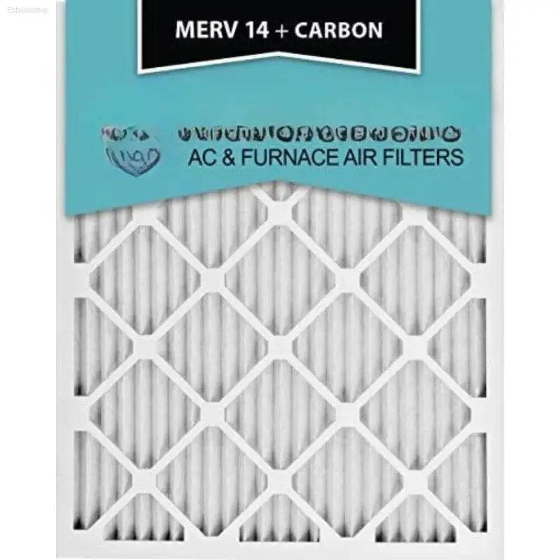 Pleated AC and furnace air filter.