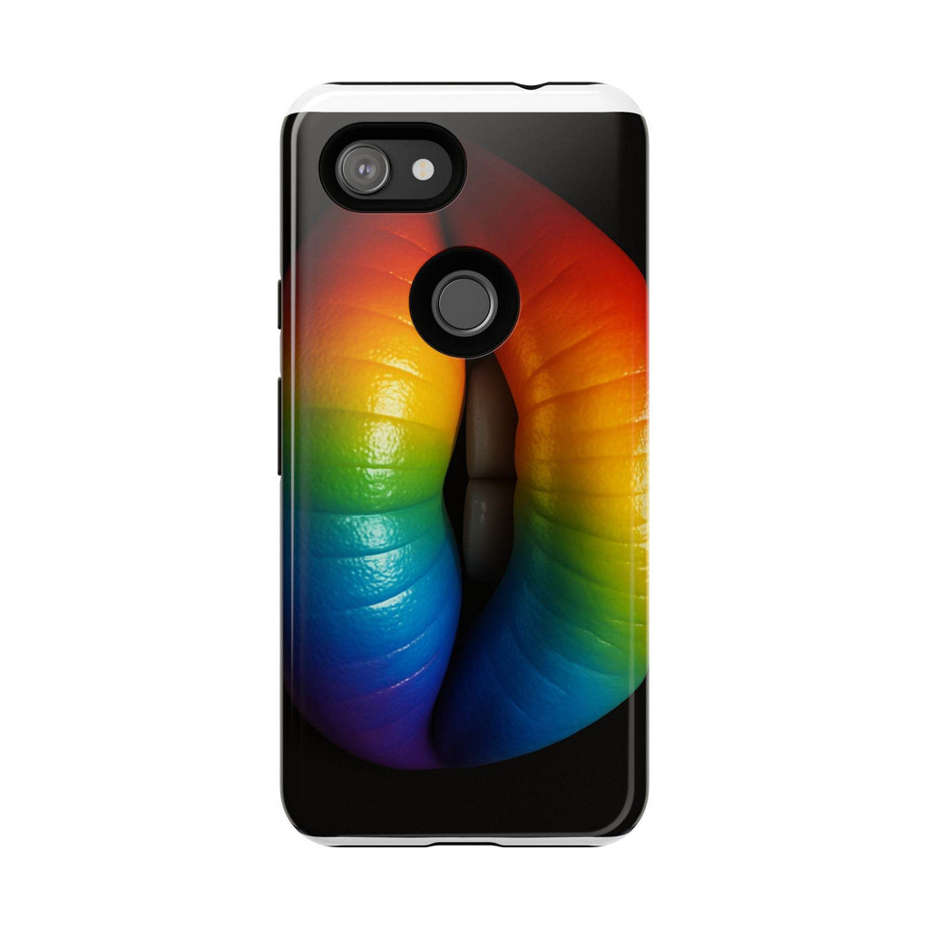 Rainbow Lips Phone Case - Tough Cover for LGBTQ+ Pride - Estalios