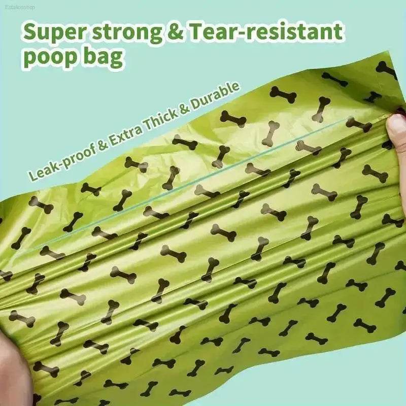 240 Pcs Thick Dog Poop Bags, Leak Proof Waste Bags Outdoor - Estalios