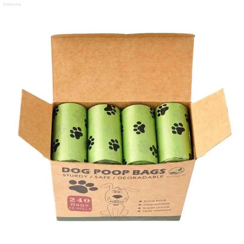 240 Pcs Thick Dog Poop Bags, Leak Proof Waste Bags Outdoor - Estalios