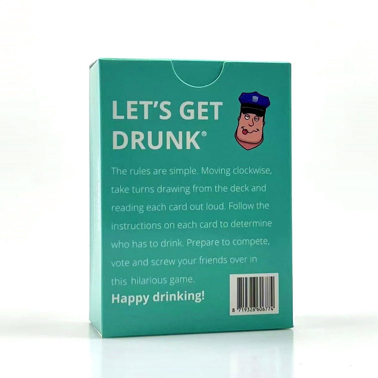 English Let’s Get Trunk Party Board Games Card