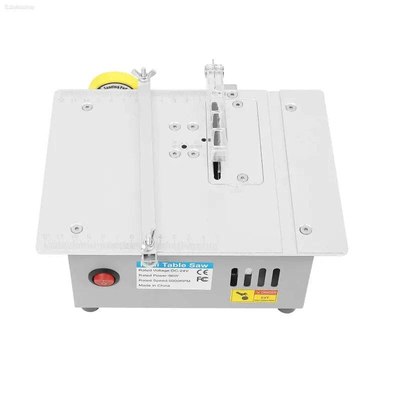 240W Mini Table Saw Adjustable for DIY Modeling Projects - Estalios