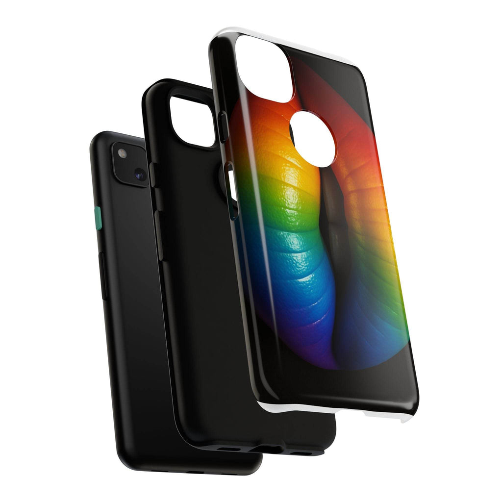Rainbow Lips Phone Case - Tough Cover for LGBTQ+ Pride - Estalios