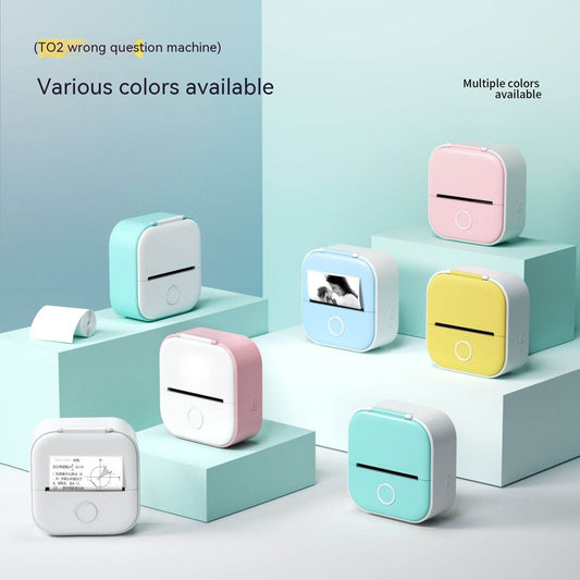 Portable Mini Thermal Label Printer for Home and School - Estalios