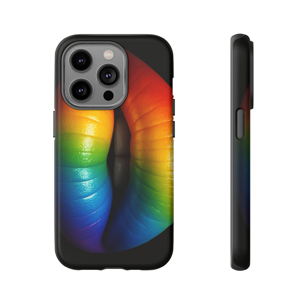 Rainbow Lips Phone Case - Tough Cover for LGBTQ+ Pride - Estalios