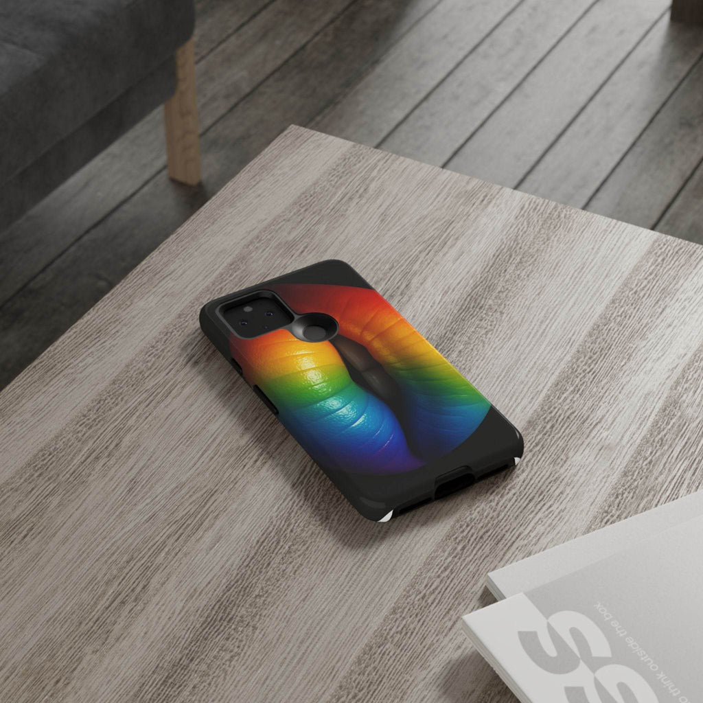 Rainbow Lips Phone Case - Tough Cover for LGBTQ+ Pride - Estalios