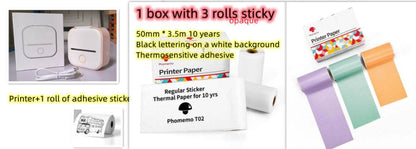 Portable Mini Thermal Label Printer for Home and School - Estalios
