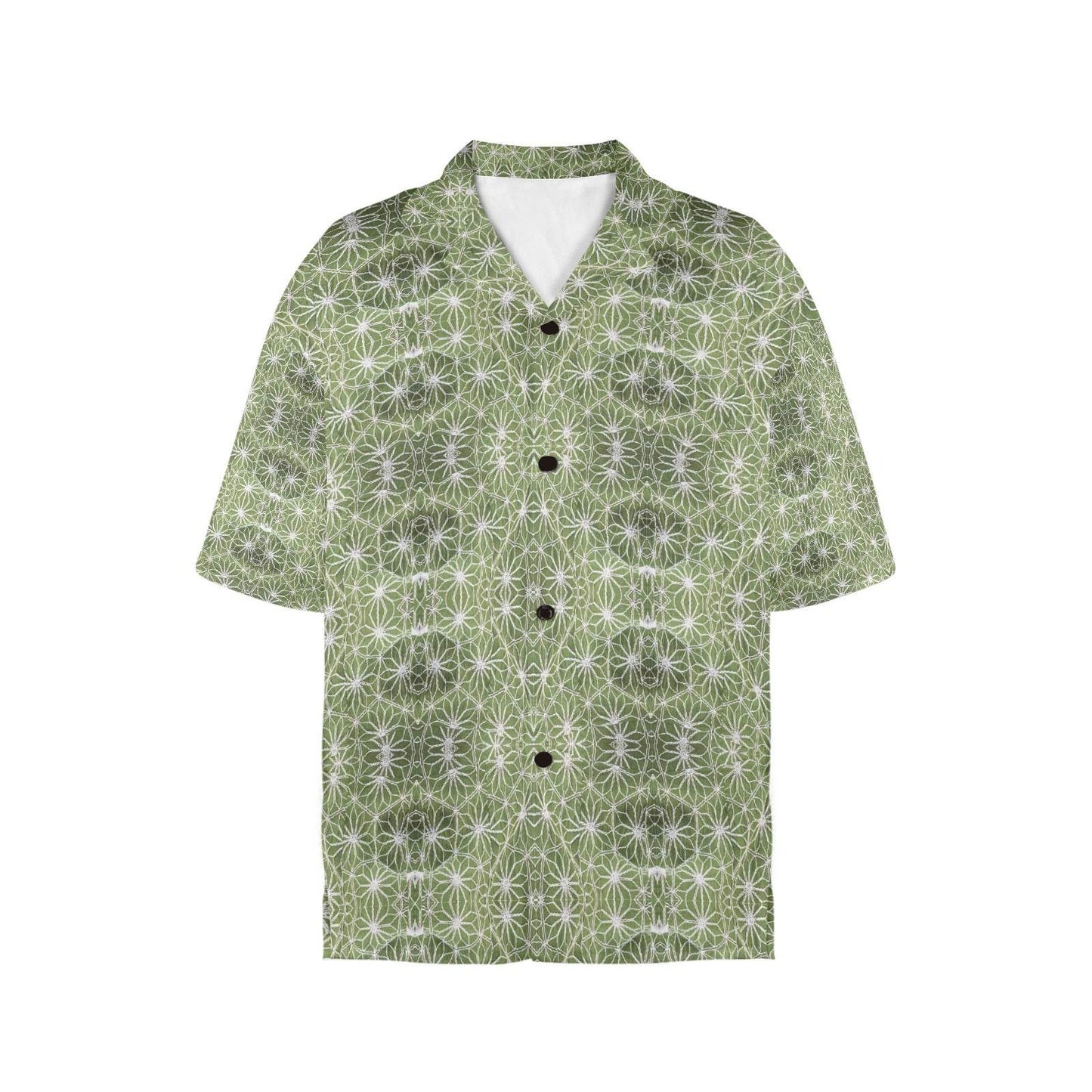 Women's All Over Print Hawaiian Shirt （Made in USA，Ships to USA Only） - Estalios