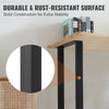 28 Inch Heavy Duty Adjustable Steel Table Legs Set of 2 - Estalios