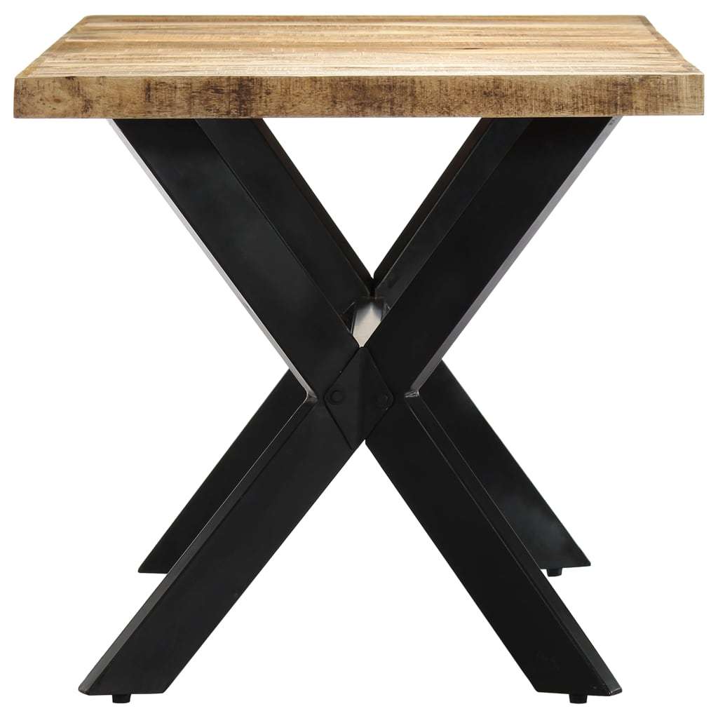 Solid Rough Mango Wood Dining Table 55.1"x27.6"x29.5"