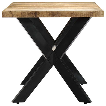 Solid Rough Mango Wood Dining Table 55.1"x27.6"x29.5"