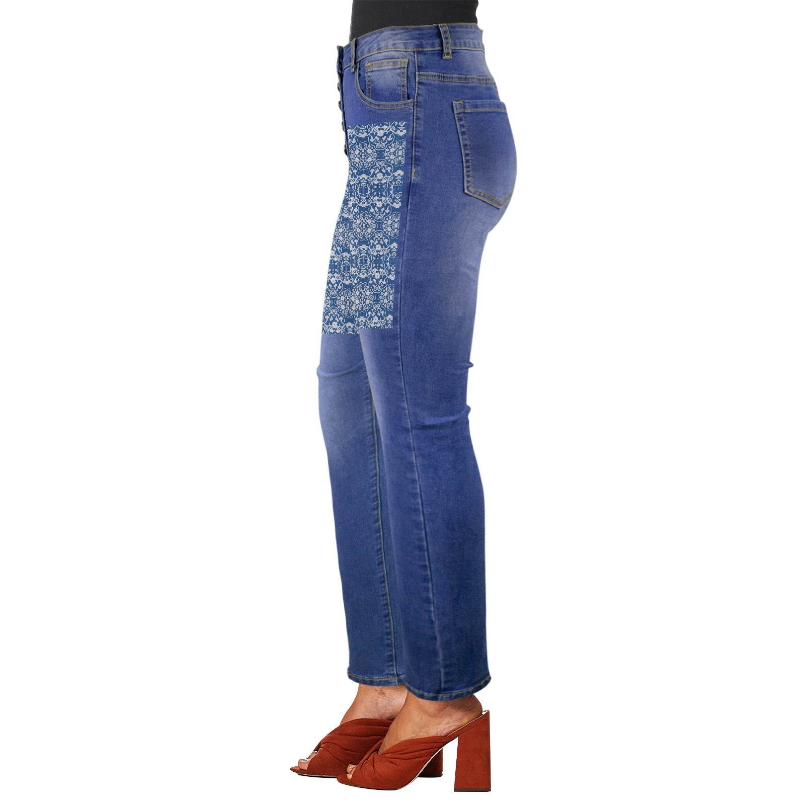 Women's Jeans (Front Printing) Made In USA Ships to USA Only - Estalios