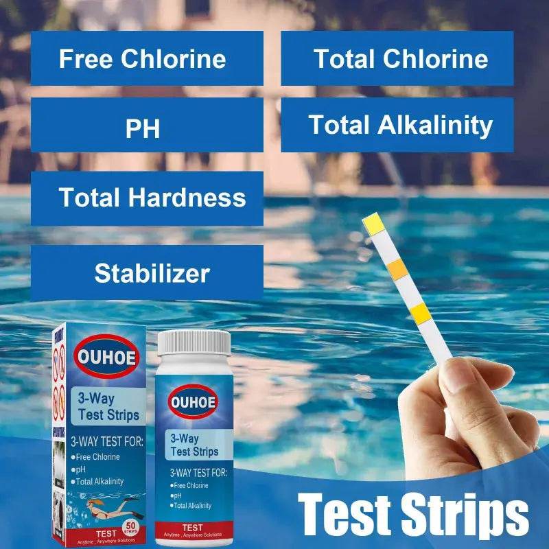 3-In-1 Ph Test Strip for Pool Water Quality and Alkalinity - Estalios