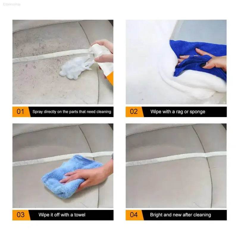 Four-step cleaning process.