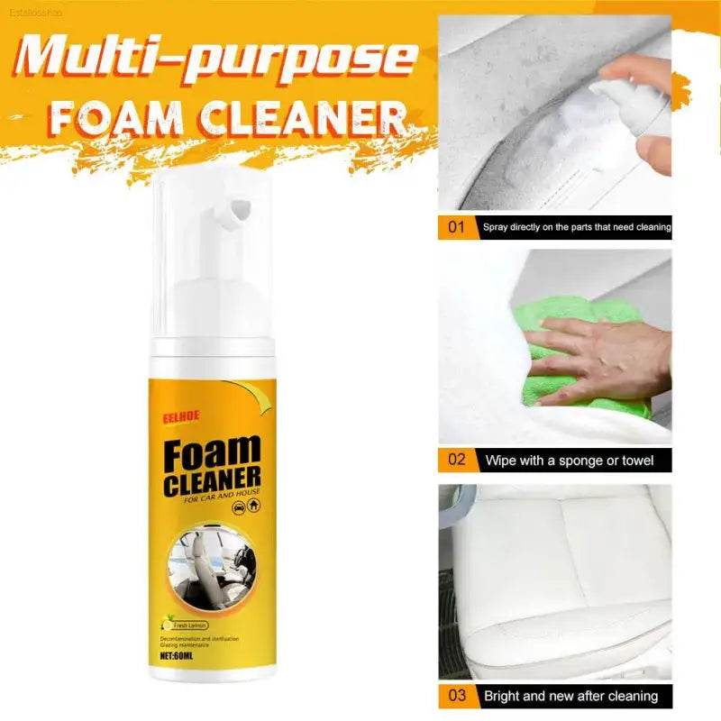 Multi-purpose foam cleaner.