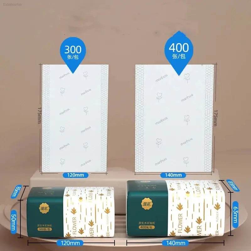 30 Boxes of Paper Towels Full Box Affordable Household Toilet Paper Household Napkins Paper Towels Toilet Paper - Estalios