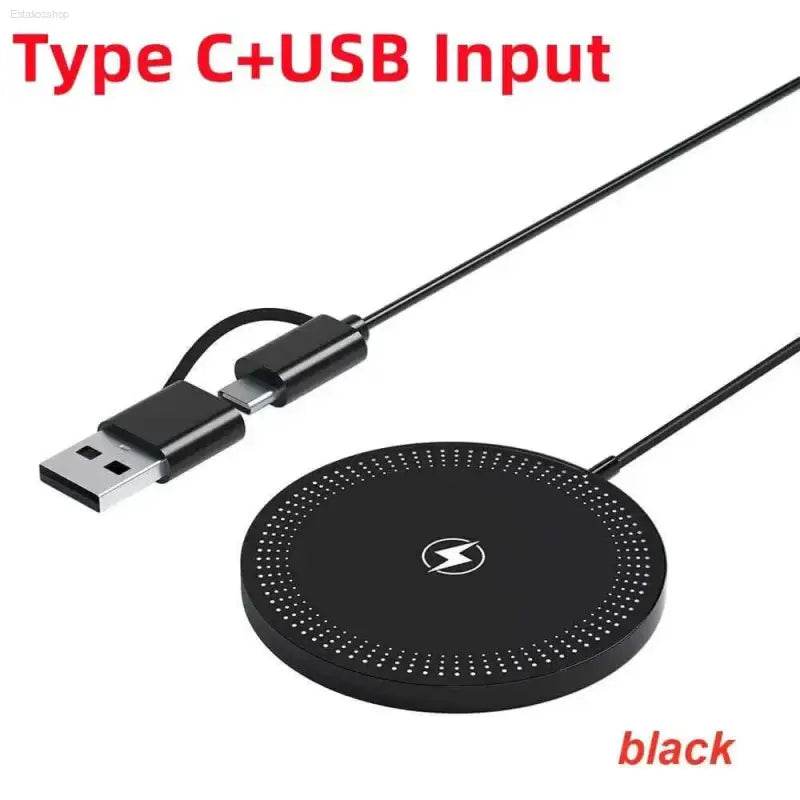 30W Magnetic Wireless Charger Pad for iPhone and AirPods - Estalios