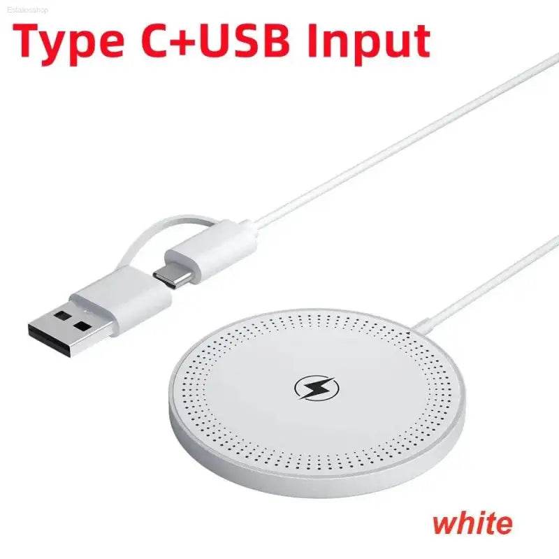 30W Magnetic Wireless Charger Pad for iPhone and AirPods - Estalios