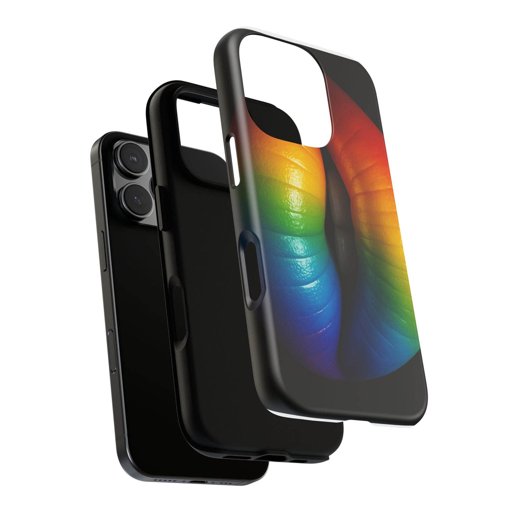 Rainbow Lips Phone Case - Tough Cover for LGBTQ+ Pride - Estalios