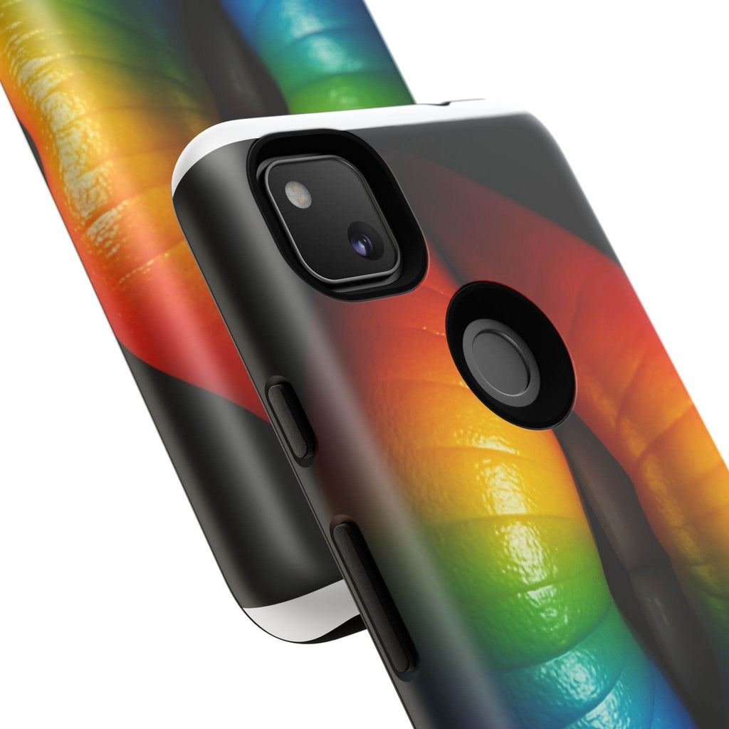 Rainbow Lips Phone Case - Tough Cover for LGBTQ+ Pride - Estalios